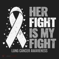 Lung Cancer Her Fight is my Fight Lung Cancer Awareness Tumbler thumb 3
