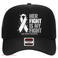Lung Cancer Her Fight is my Fight Lung Cancer Awareness Hat thumb 0