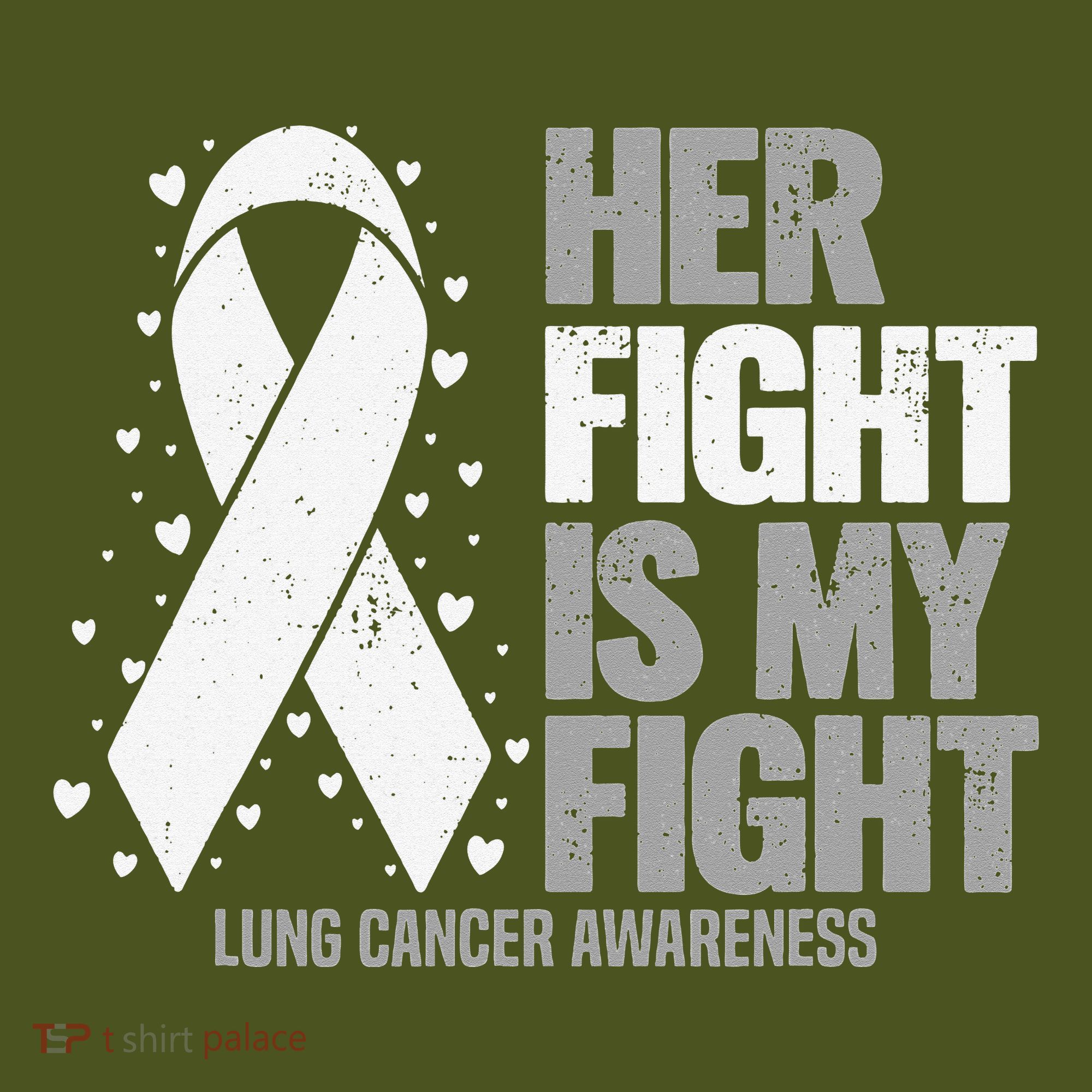 Lung Cancer Her Fight is my Fight Lung Cancer Awareness The Baniff Cuffed Pom Beanie