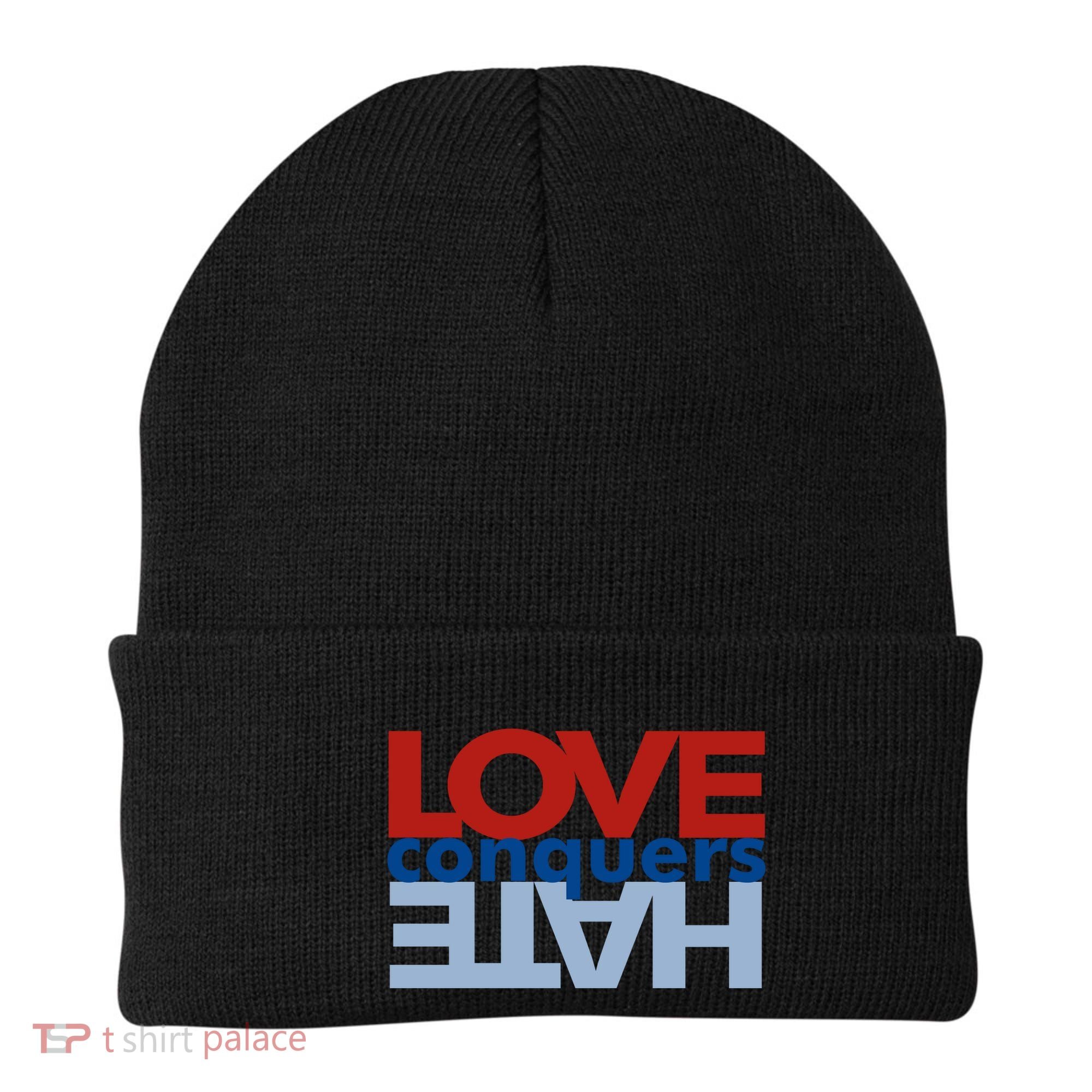 Love Conquers Hate Beanie
