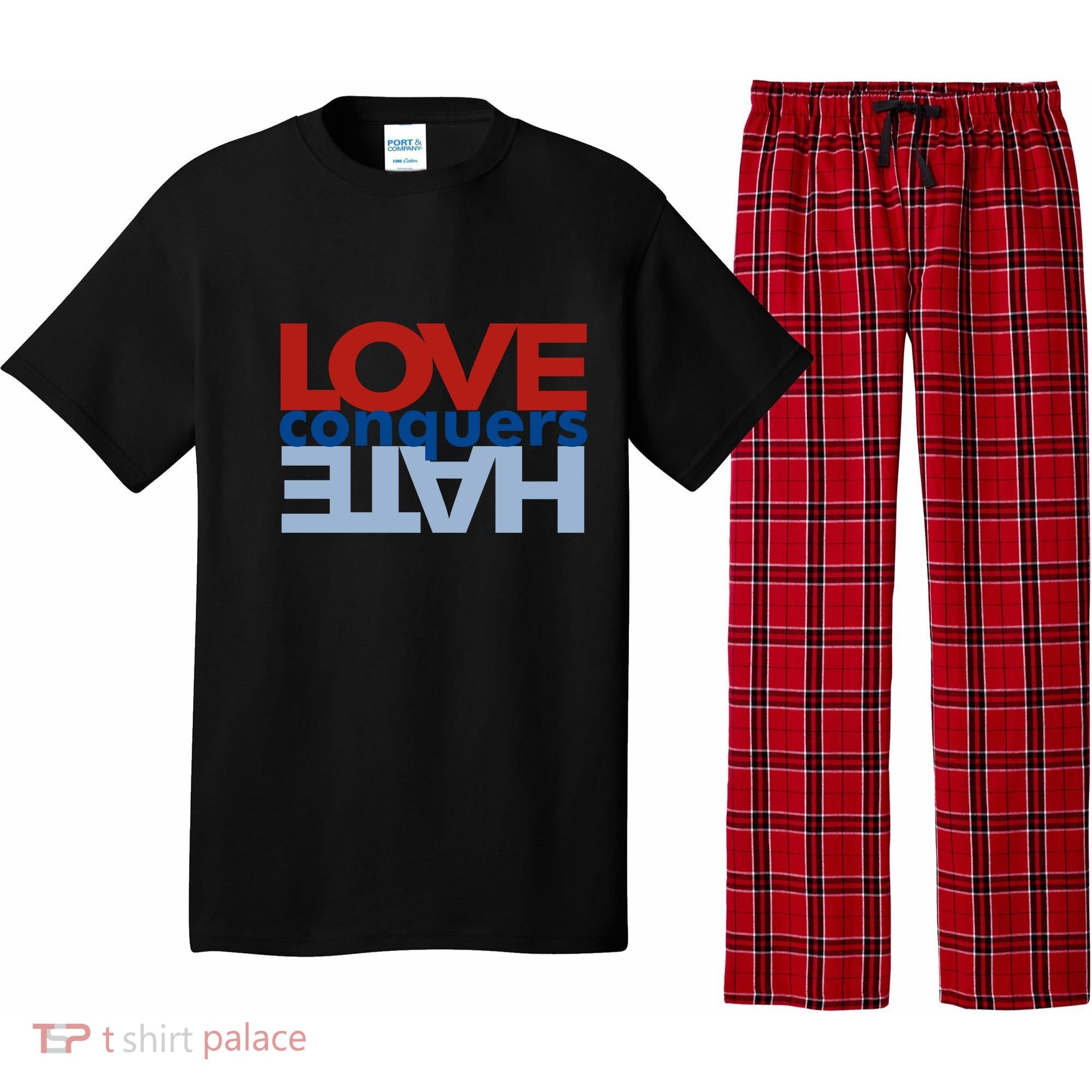 Love Conquers Hate Pajama Set