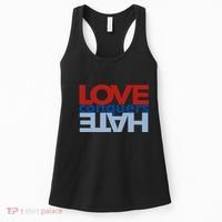 Love Conquers Hate Women's Tank Top thumb 0