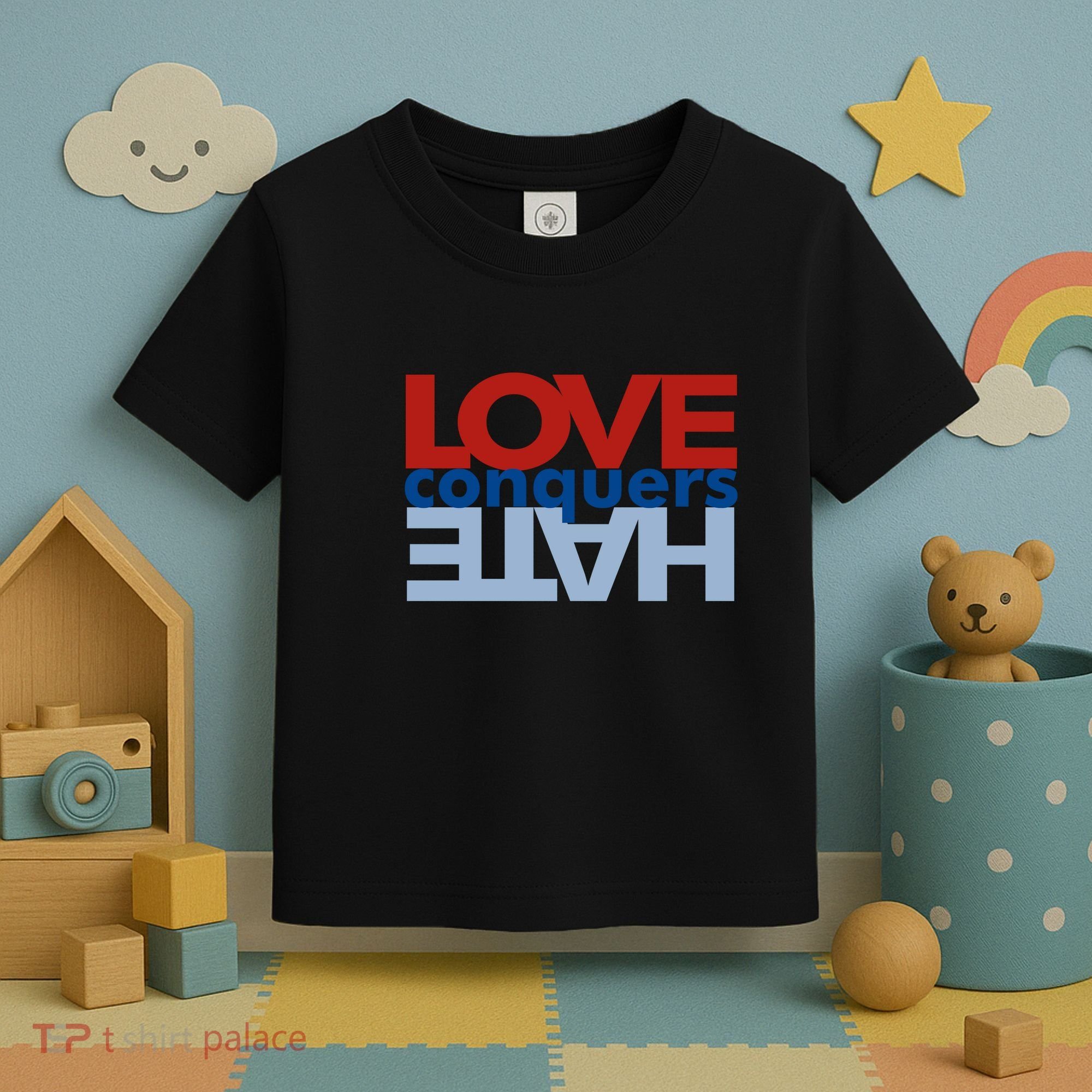Love Conquers Hate Toddler T-Shirt