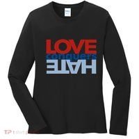 Love Conquers Hate Women's Long Sleeve Shirt thumb 0