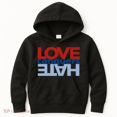 Love Conquers Hate Kids Hoodie