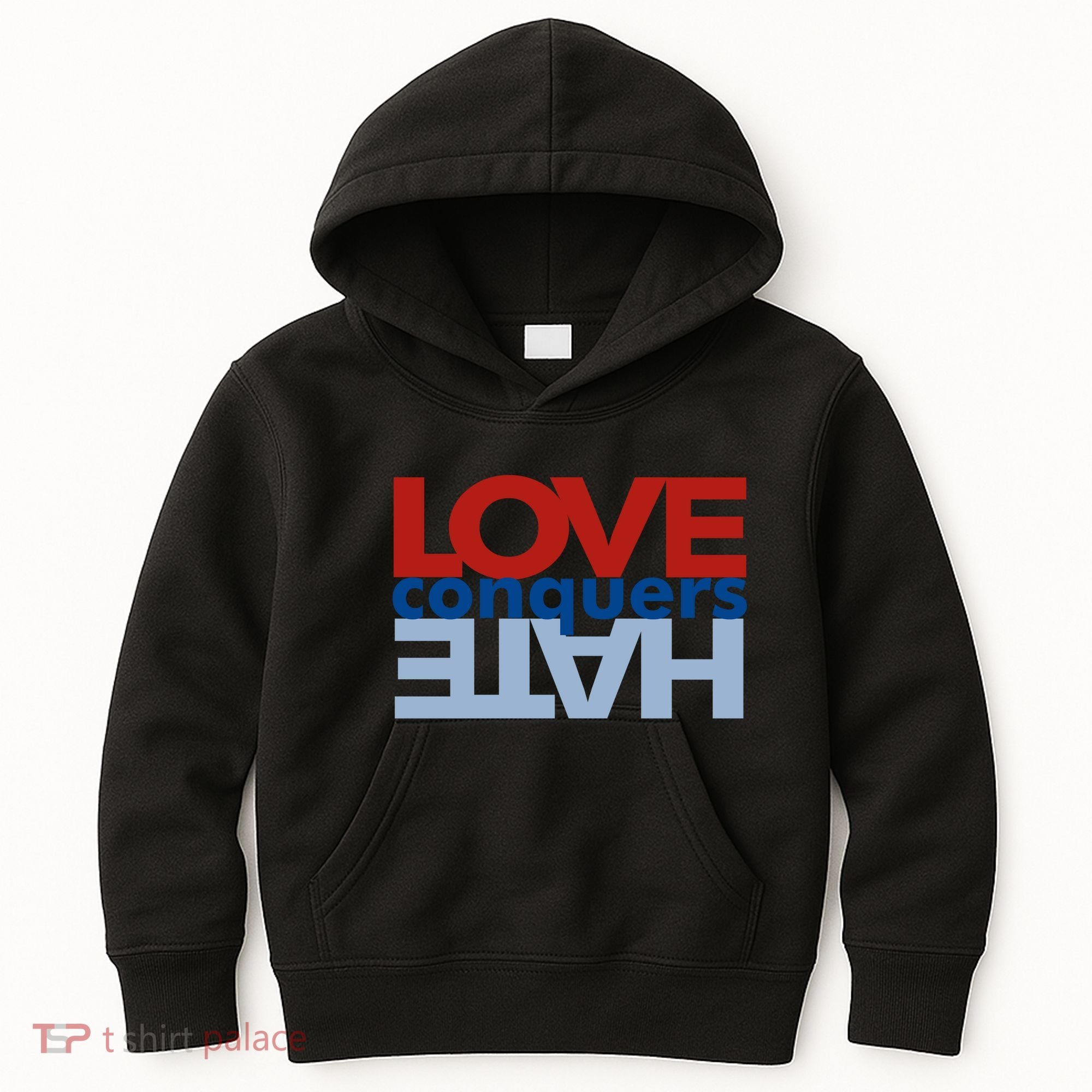 Love Conquers Hate Kids Hoodie