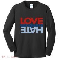 Love Conquers Hate Kids Long Sleeve Shirt thumb 0