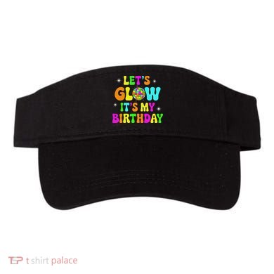 Lets Crazy It's My Birthday Party Glowing 80s Group Team Visor