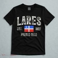 Lares City In Puerto Rico Est 1827, Puerto Rico Flag T-Shirt thumb 5