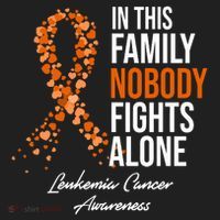 Leukemia Cancer In This Family Nobody Fights Alone Women's Sweatshirt thumb 2