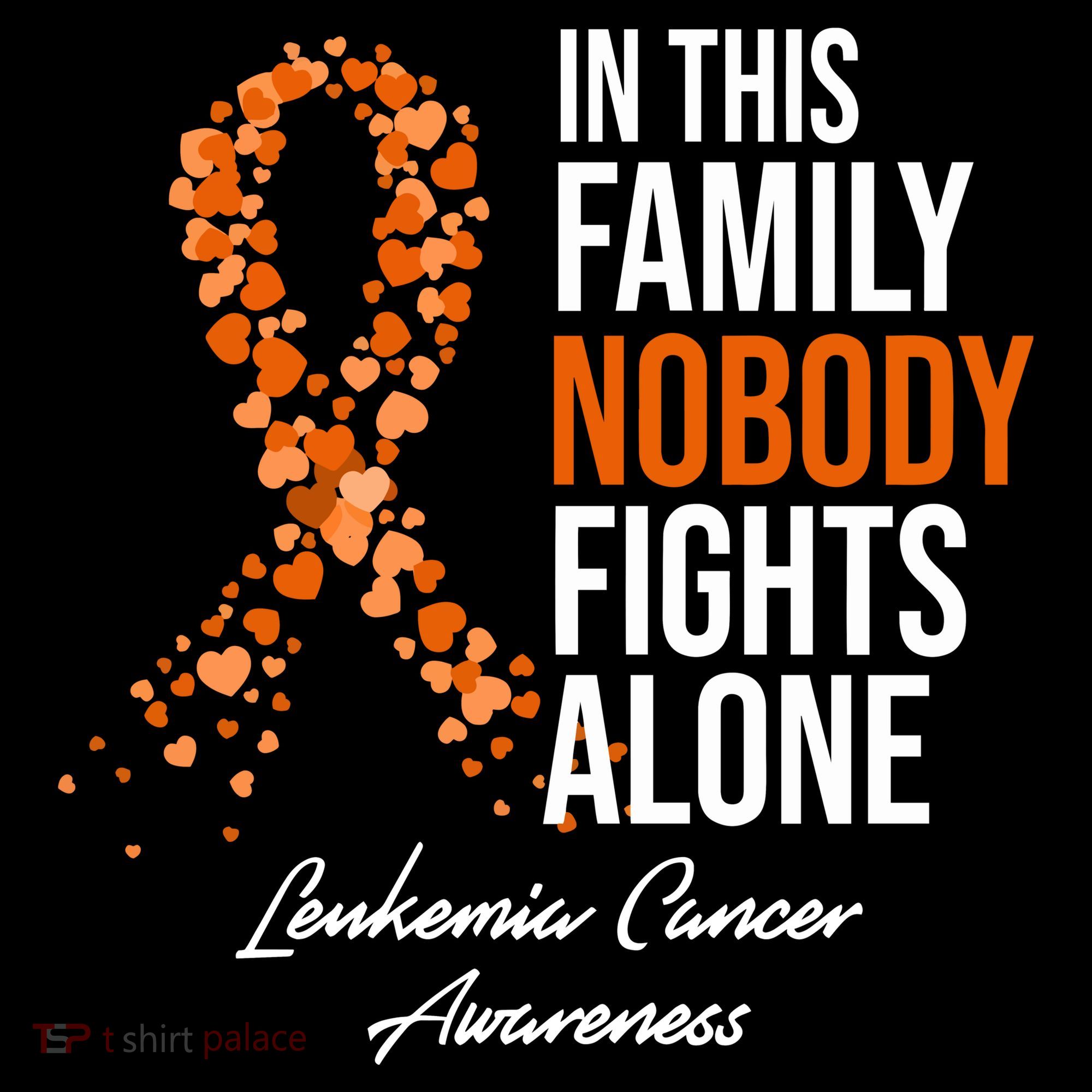 Leukemia Cancer In This Family Nobody Fights Alone Coffee Mug