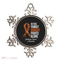 Leukemia Cancer In This Family Nobody Fights Alone Ornament thumb 0