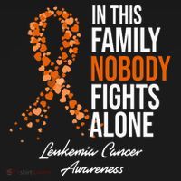 Leukemia Cancer In This Family Nobody Fights Alone Baby Bodysuit thumb 2