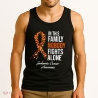 Leukemia Cancer In This Family Nobody Fights Alone Tank Top thumb 3