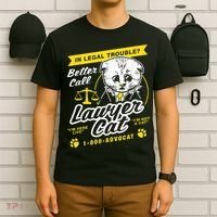 Lawyer Cat I'm Not A Cat Kitten Filter T-Shirt thumb 6