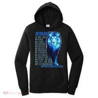 Lion Christian Jesus Is My God King Lord And Savior Women's Hoodie thumb 0