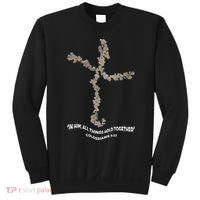 Laminin Christian Jesus Cross Sweatshirt thumb 0