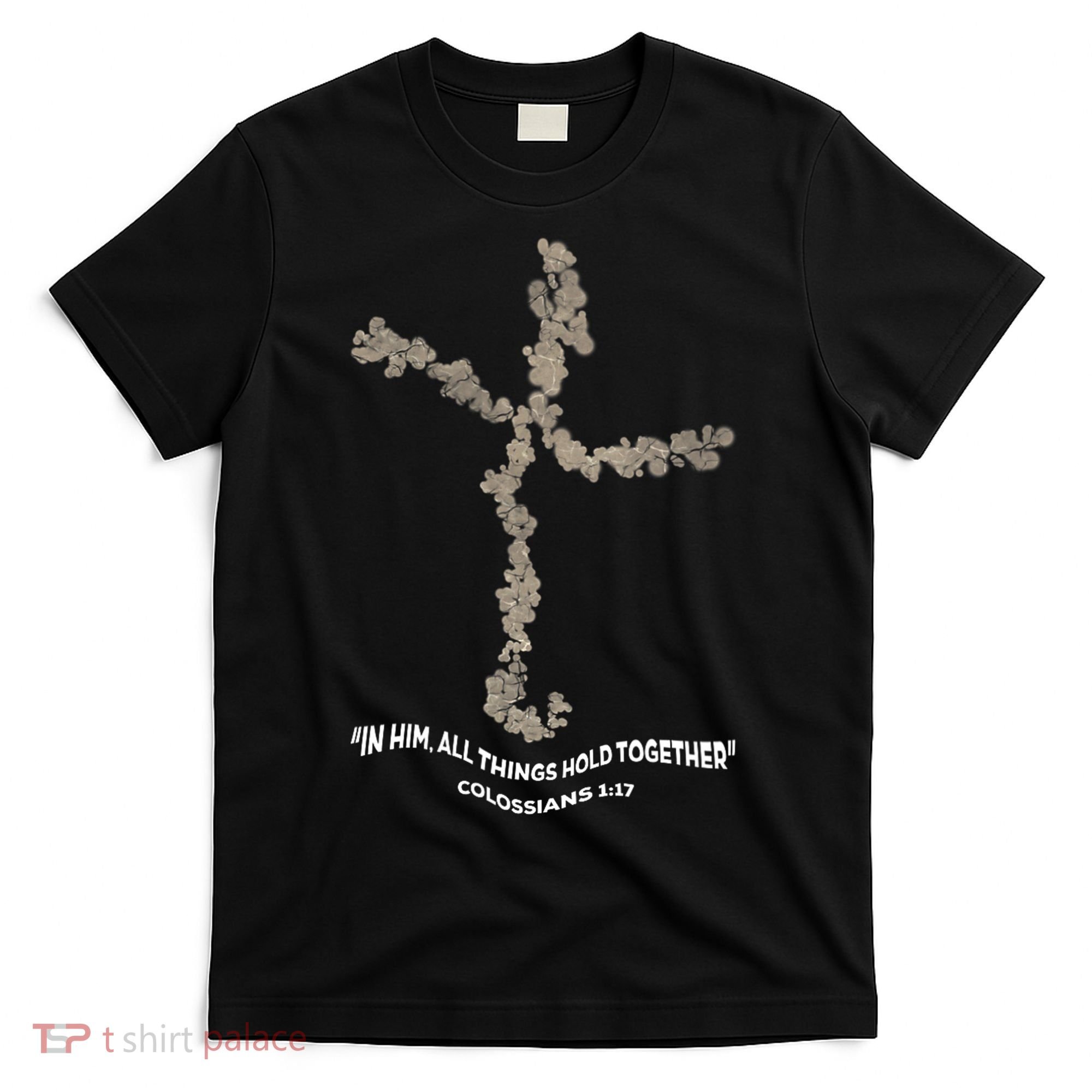 Laminin Christian Jesus Cross T-Shirt