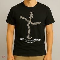 Laminin Christian Jesus Cross T-Shirt thumb 3