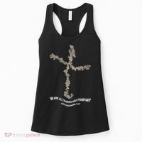 Laminin Christian Jesus Cross Women's Tank Top thumb 0