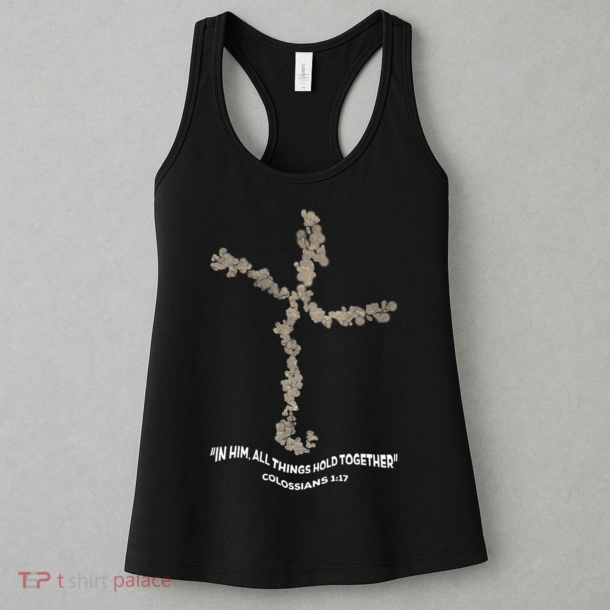 Laminin Christian Jesus Cross Women's Tank Top