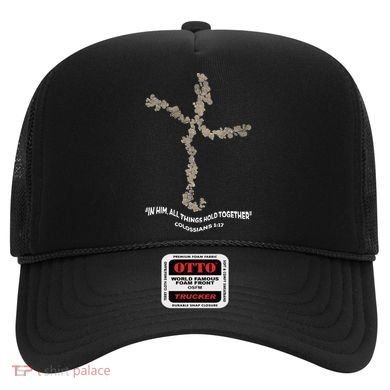 Laminin Christian Jesus Cross Hat