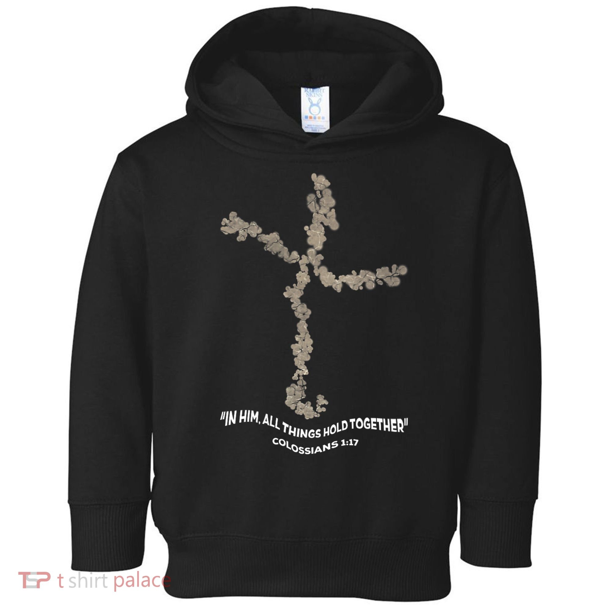 Laminin Christian Jesus Cross Toddler Hoodie