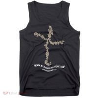 Laminin Christian Jesus Cross Tank Top thumb 0