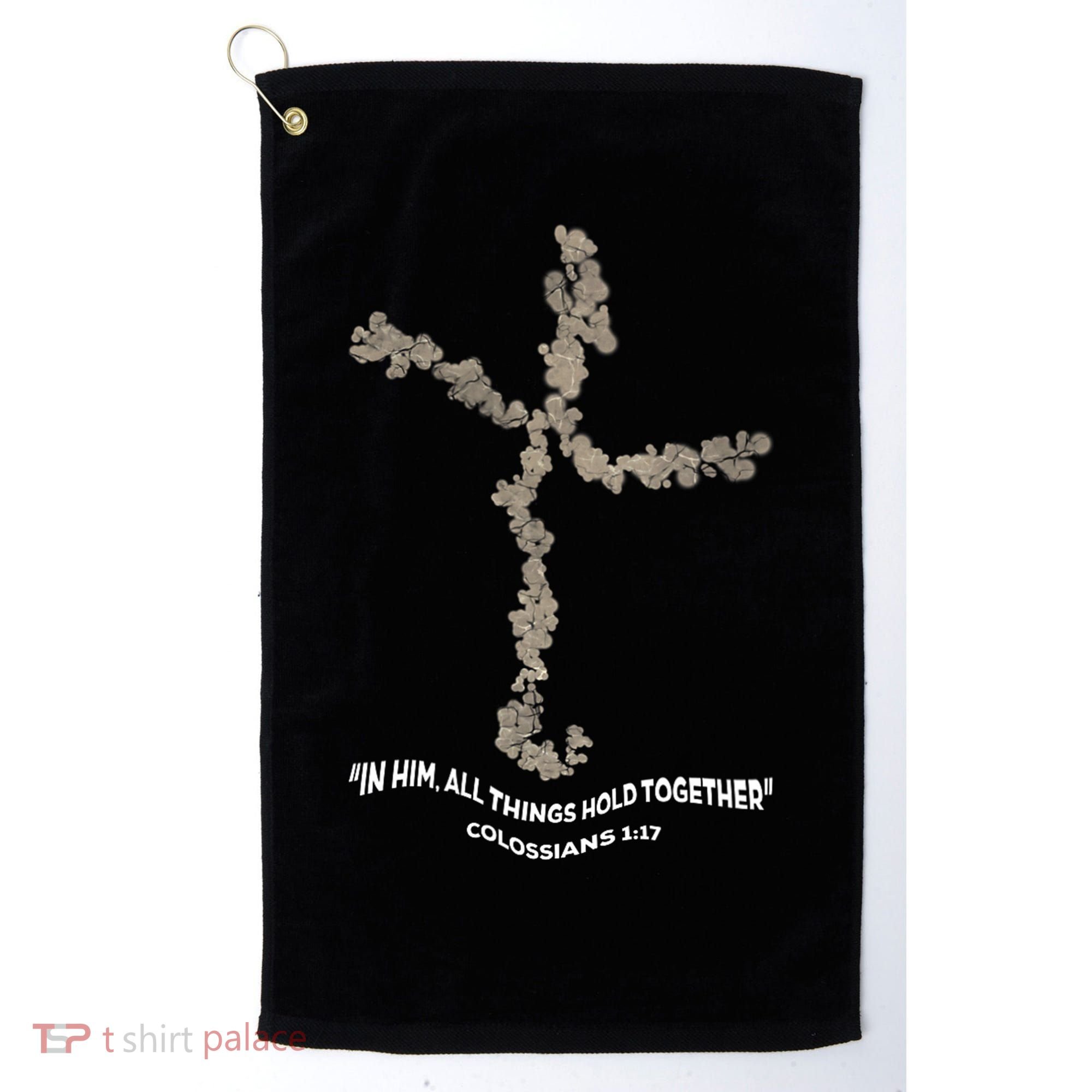 Laminin Christian Jesus Cross Golf Towel