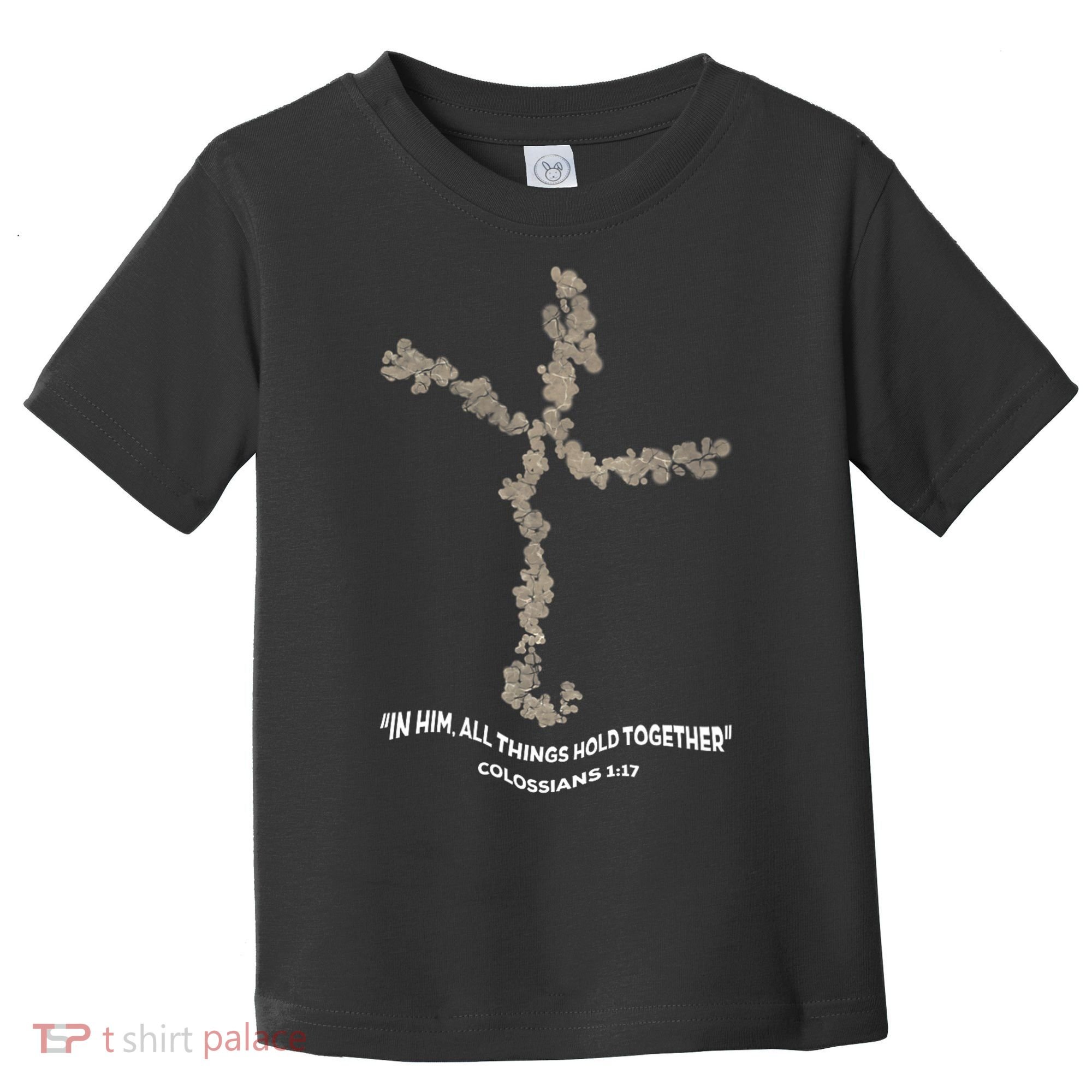 Laminin Christian Jesus Cross Toddler T-Shirt