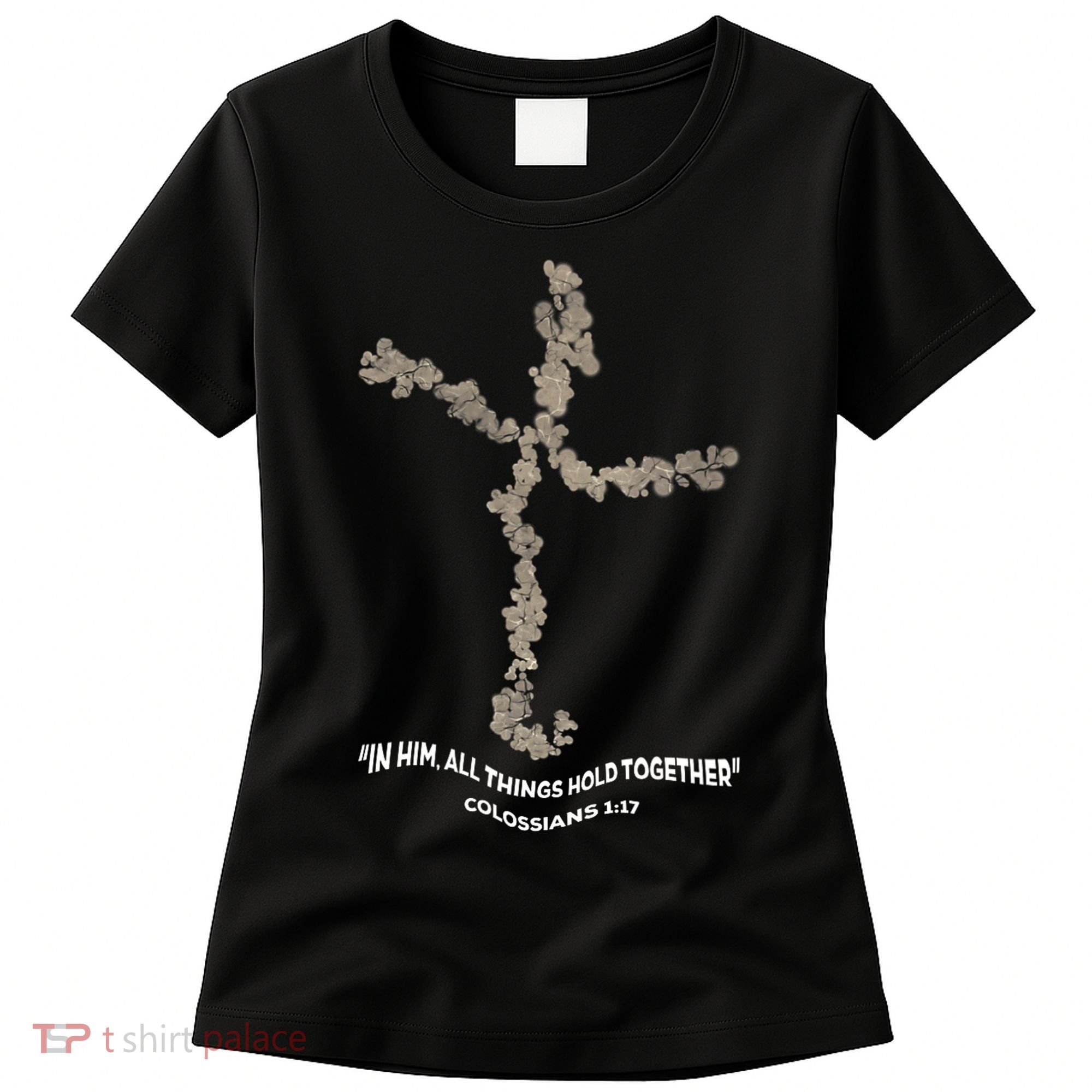 Laminin Christian Jesus Cross Women's T-Shirt