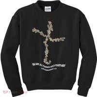 Laminin Christian Jesus Cross Kids Sweatshirt thumb 0