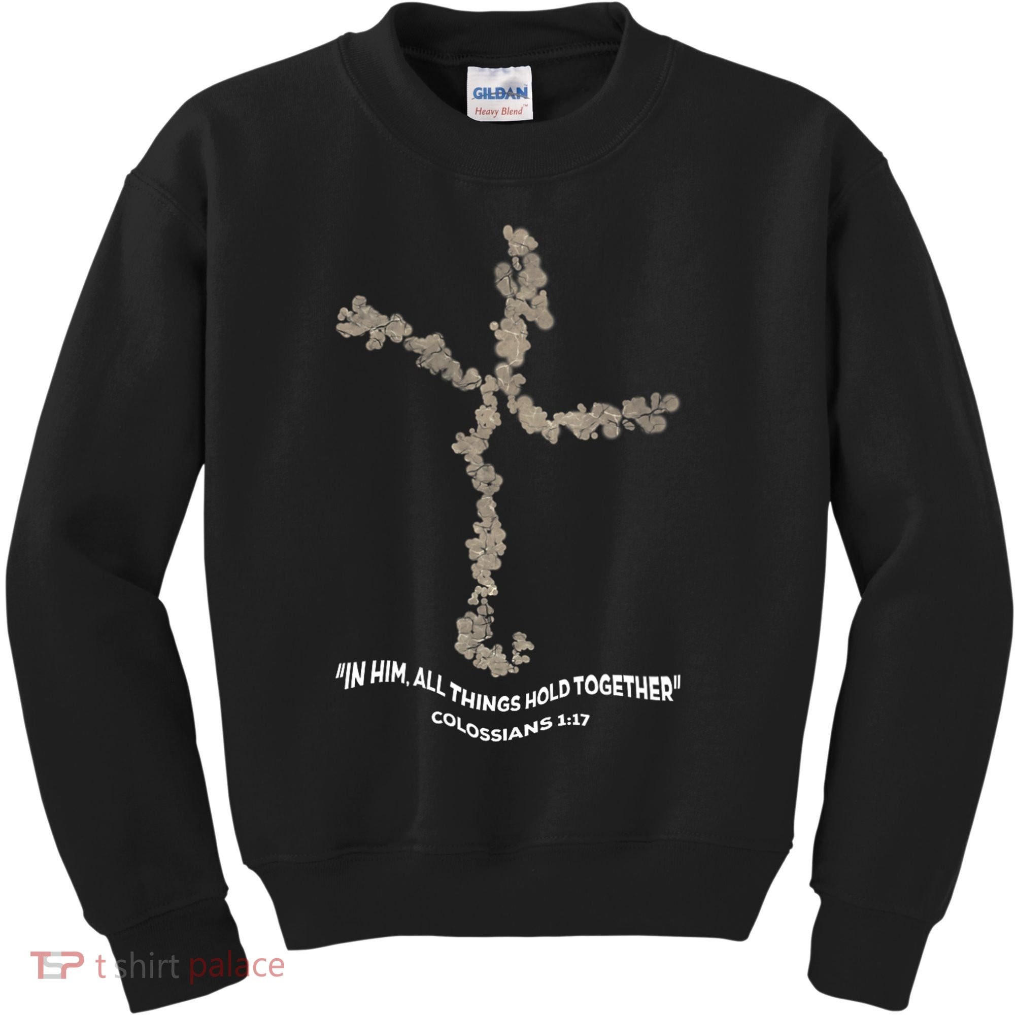 Laminin Christian Jesus Cross Kids Sweatshirt
