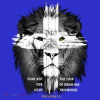 Lion Cross Jesus Christian Lord God Believer Gift T-Shirt thumb 7