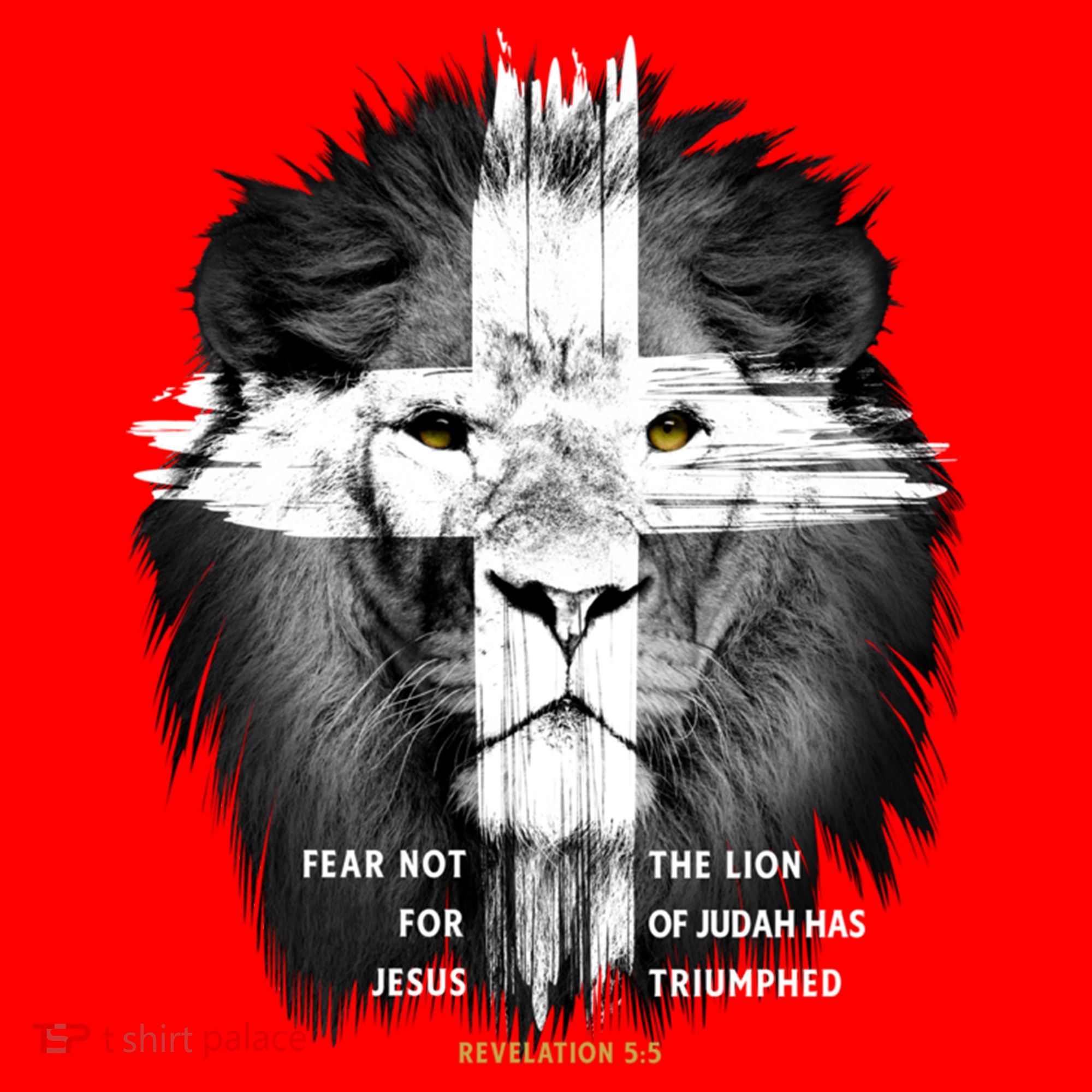 Lion Cross Jesus Christian Lord God Believer Gift Santa Hat