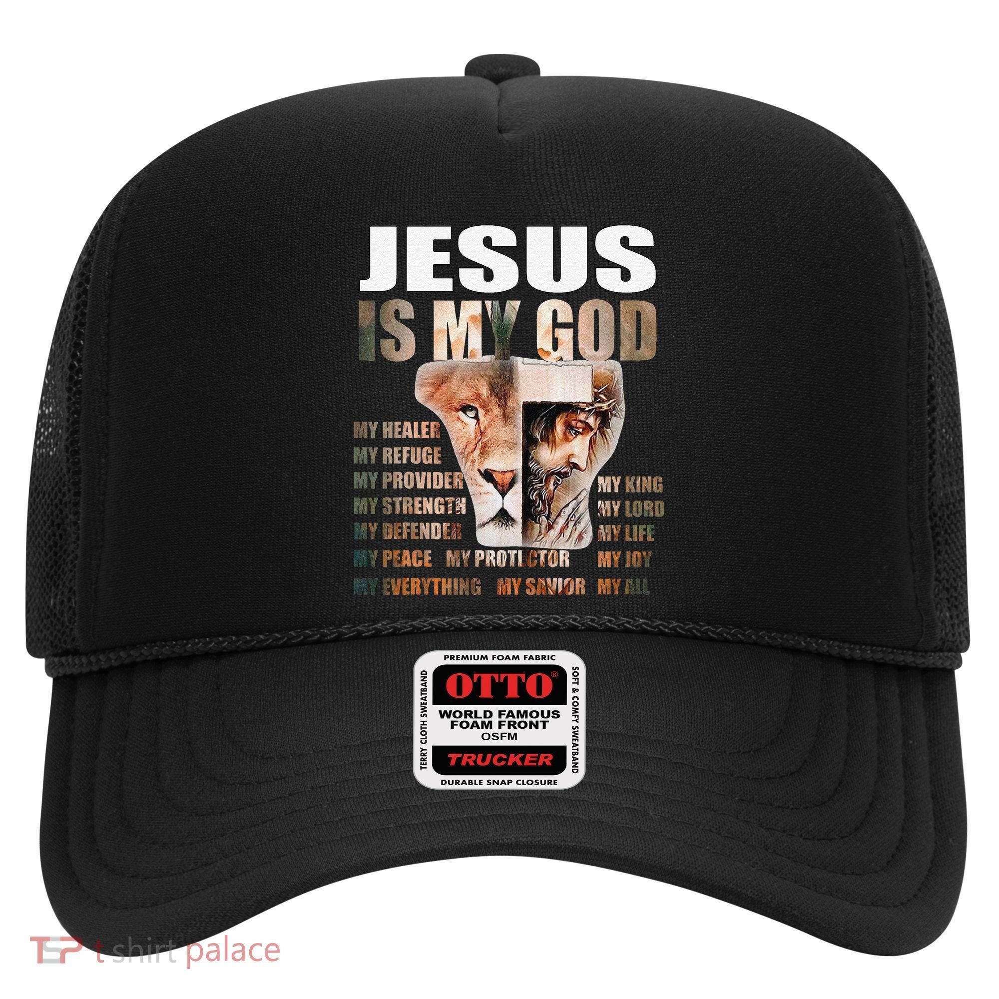 Lion Christian Jesus Is My God Lord King Savior Good Friday Hat