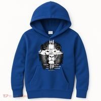 Lion Cross Jesus Christian Lord God Believer Gift Kids Hoodie thumb 0