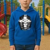 Lion Cross Jesus Christian Lord God Believer Gift Kids Hoodie thumb 2