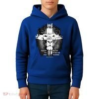 Lion Cross Jesus Christian Lord God Believer Gift Kids Hoodie thumb 4