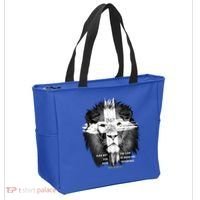 Lion Cross Jesus Christian Lord God Believer Gift Tote Bag thumb 2
