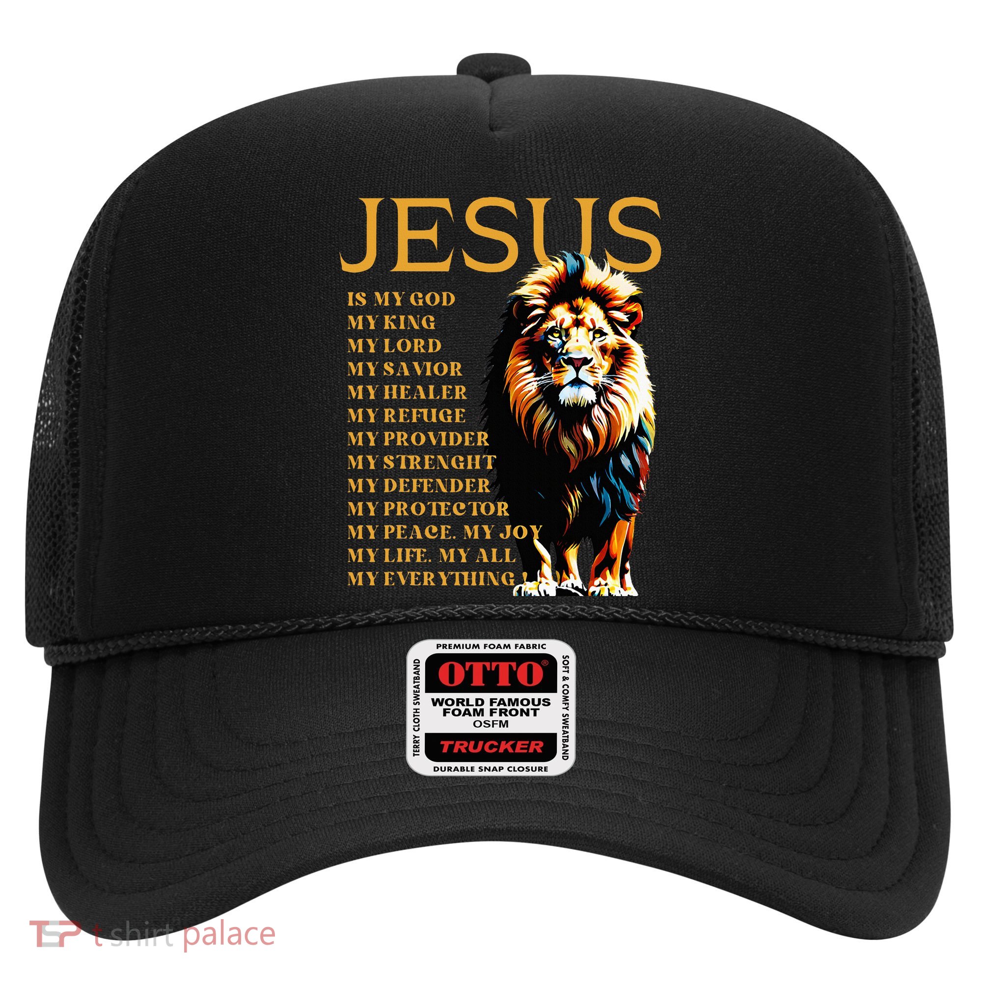 Lion Christian Jesus Is My God King Lord And Savior Hat