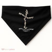 Laminin Christian Jesus Cross USA-Made Doggie Bandana thumb 0