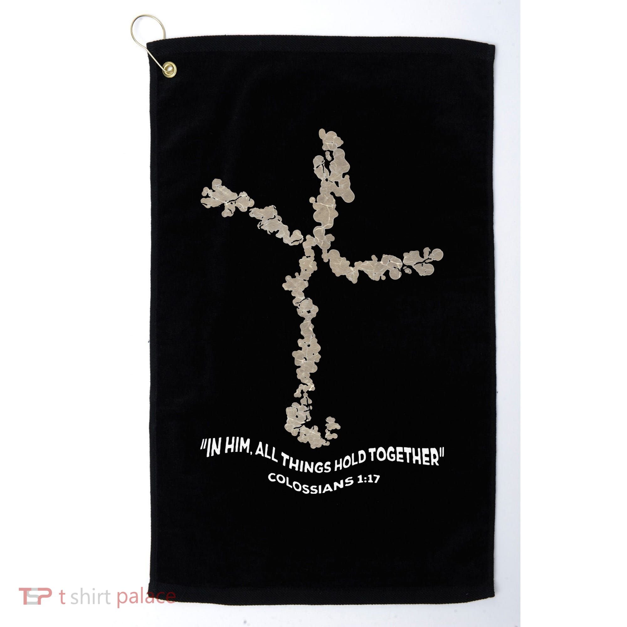 Laminin Christian Jesus Cross Golf Towel
