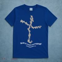 Laminin Christian Jesus Cross T-Shirt thumb 5