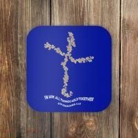 Laminin Christian Jesus Cross Coaster thumb 0