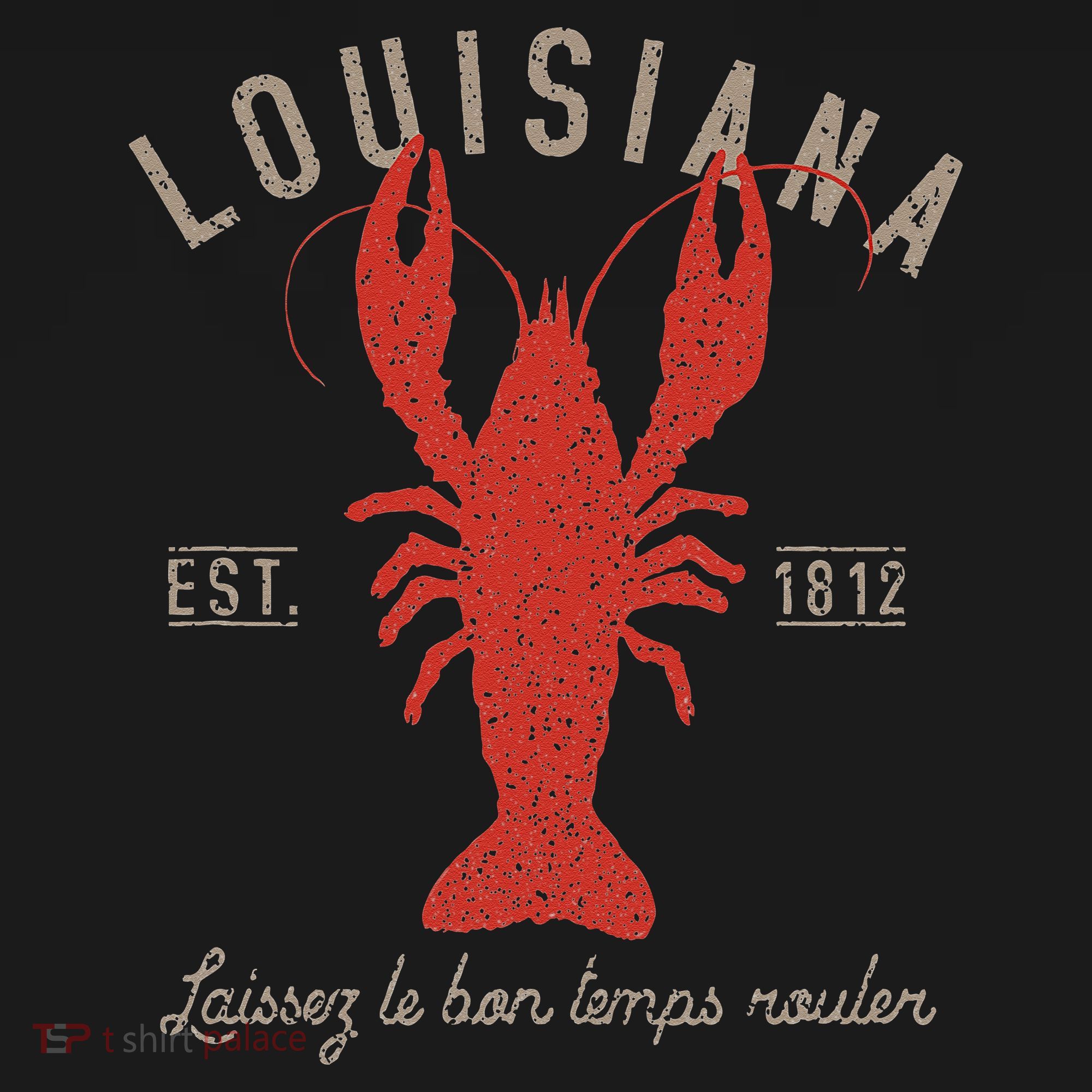 Louisiana Crawfish Laissez Le Bon Temps Rouler Coaster