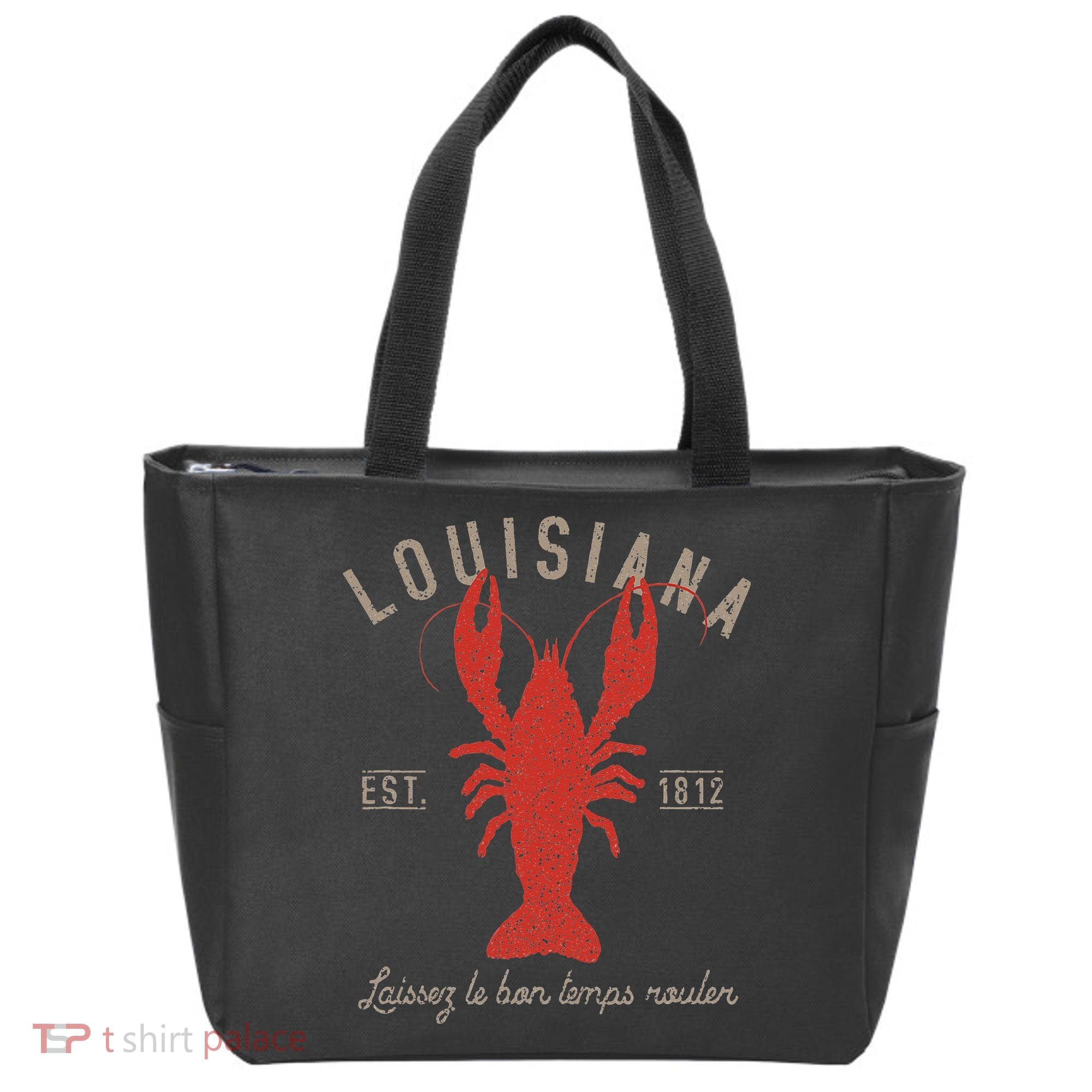 Louisiana Crawfish Laissez Le Bon Temps Rouler Tote Bag