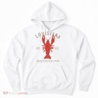 Louisiana Crawfish Laissez Le Bon Temps Rouler Hoodie thumb 0