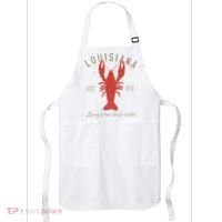 Louisiana Crawfish Laissez Le Bon Temps Rouler Apron thumb 0