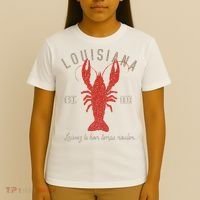 Louisiana Crawfish Laissez Le Bon Temps Rouler T-Shirt thumb 4